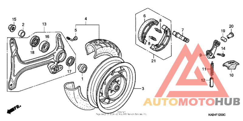 Переднее колесо