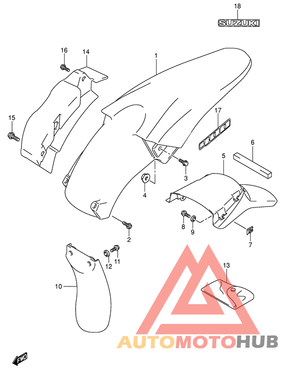 Заднее крыло