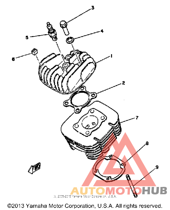 Cylinder head - cylinder