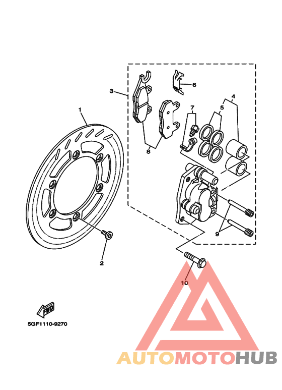 Передний суппорт