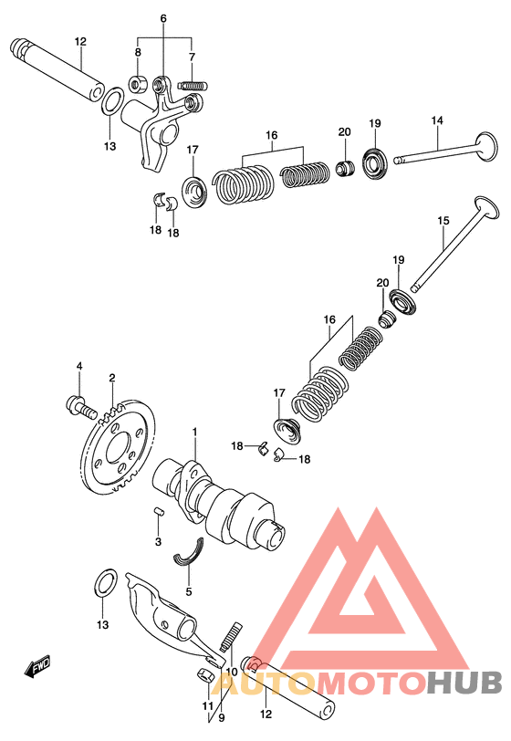 Распредвал / клапан