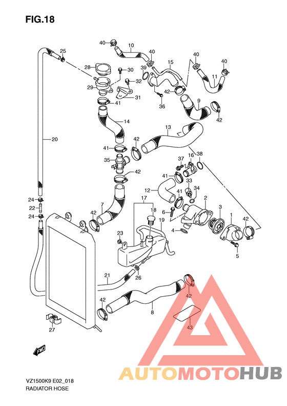 Радиатор hose