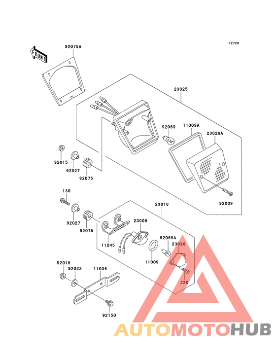 Taillight unit ass`y