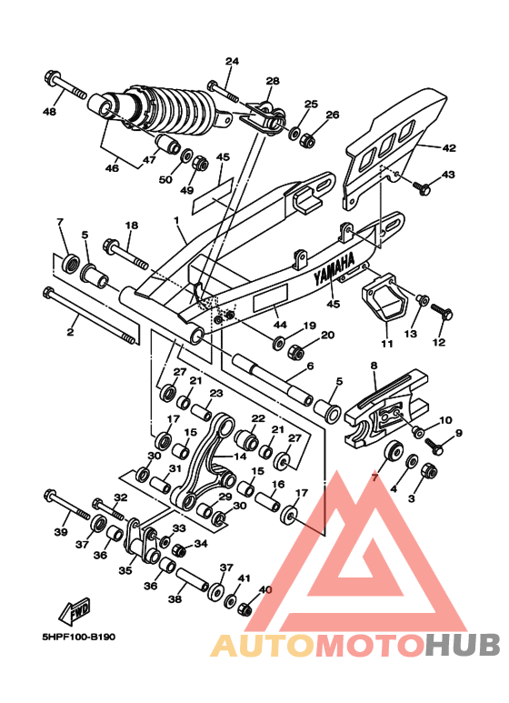 Rear arm. suspension