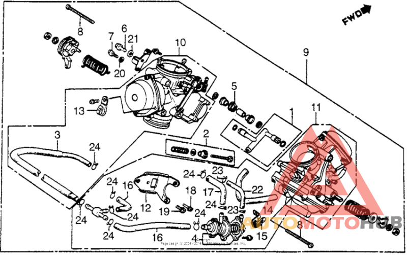Carburetor assy. 85