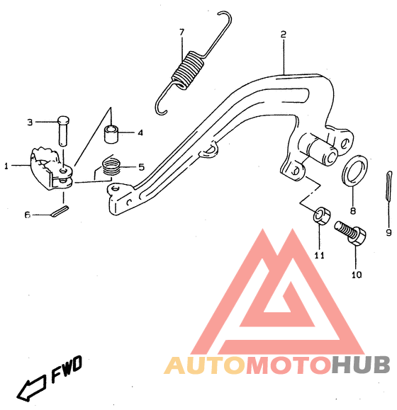 Передний суппорт