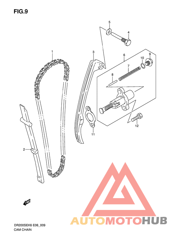Держатель направляющей