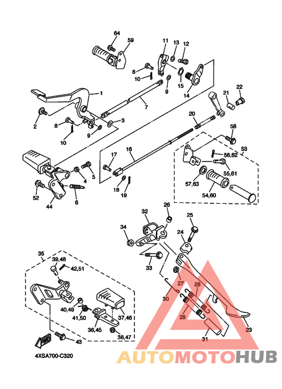 Support & repose pied
