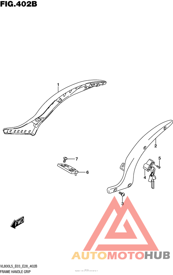 Frame Handle Grip (Vl800L5 E33)