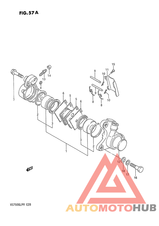 Передний суппорт