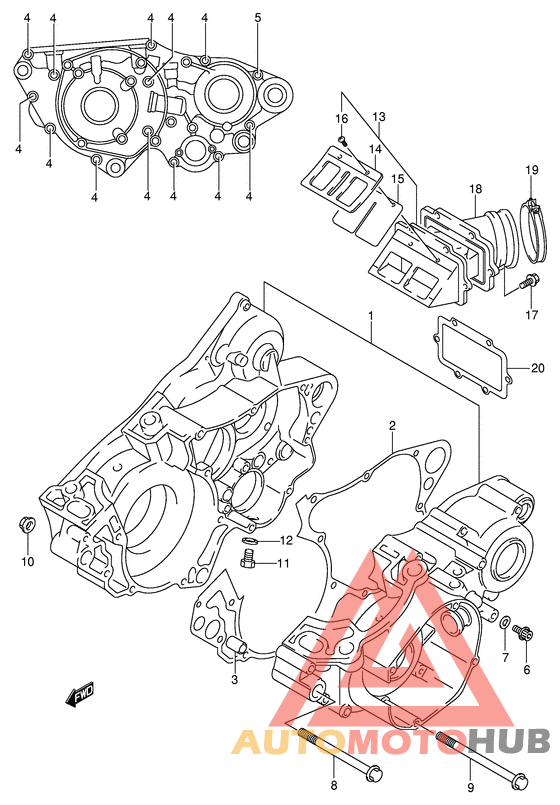 Картер двигателя