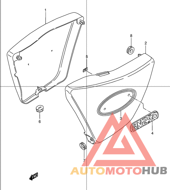 Обтекатель задний