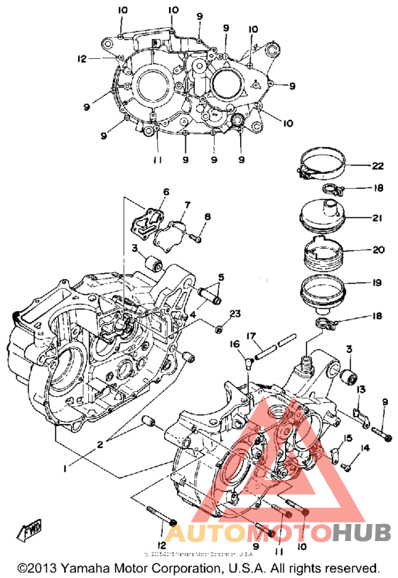 Картер двигателя