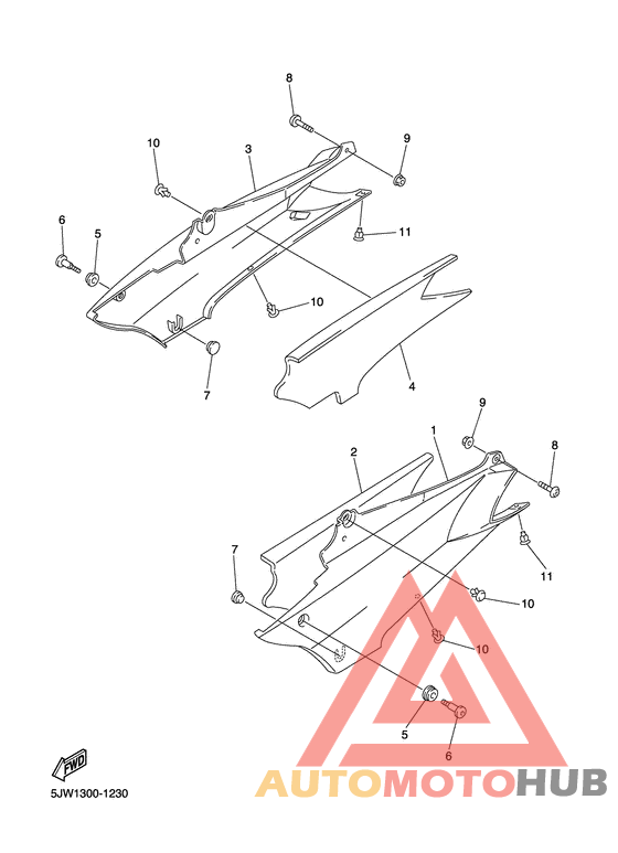 Боковые обтекатели