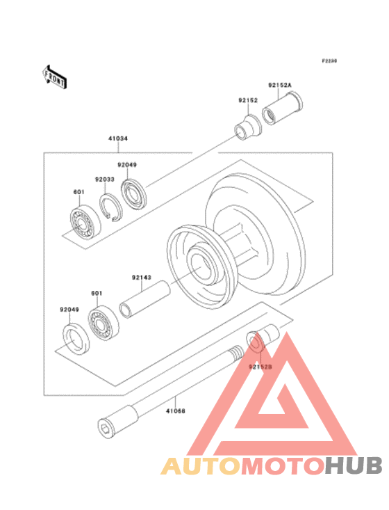 Переднее колесо