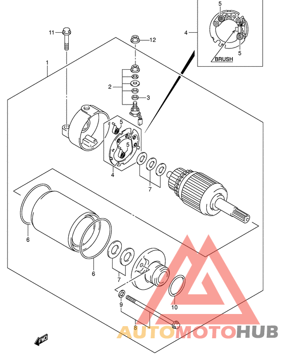 Стартерный мотор