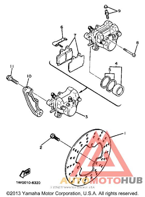 Задний суппорт