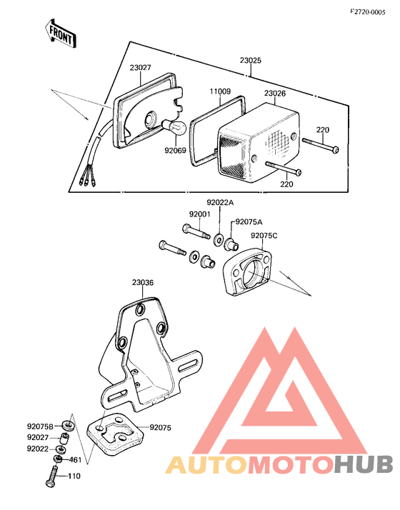 Taillight unit ass`y