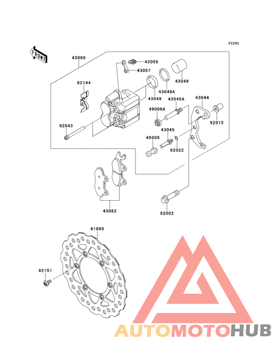 Передний тормоз