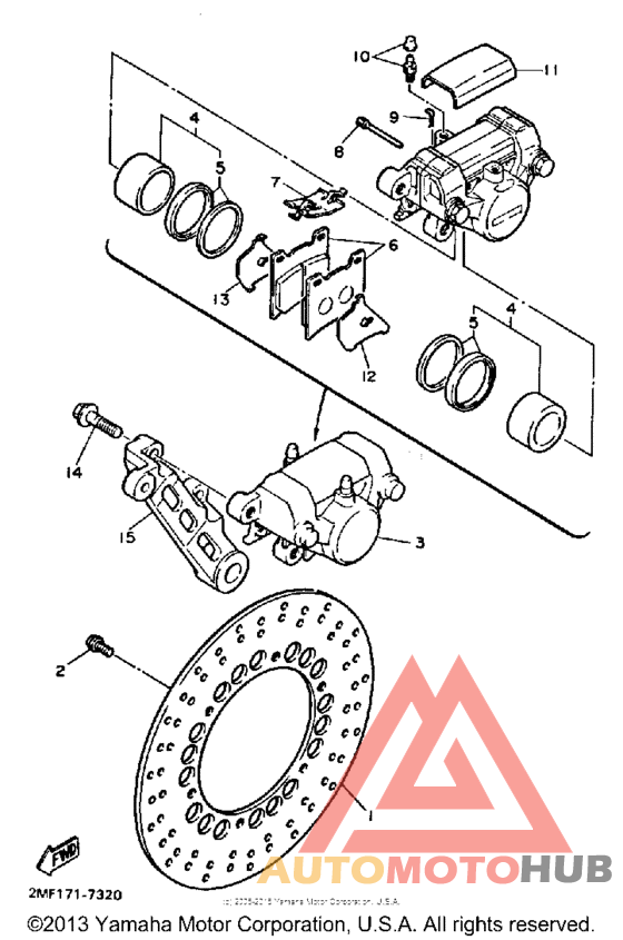 Задний суппорт