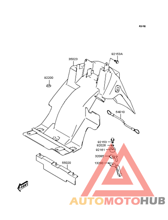 Задний бампер