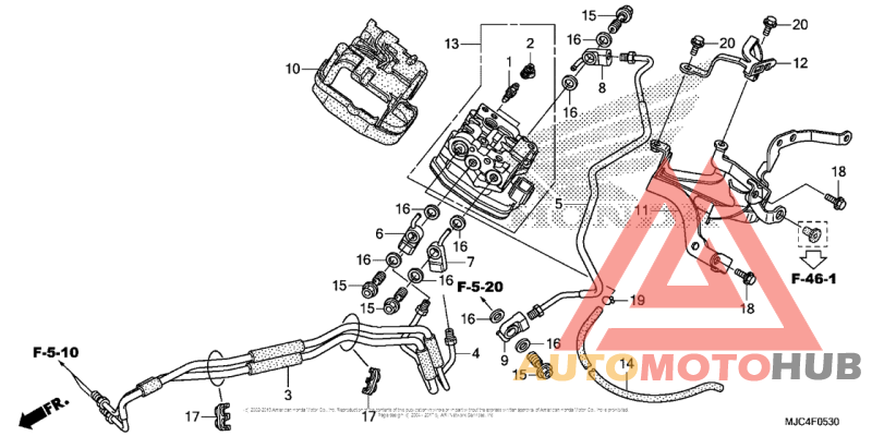 Front Valve Unit (Cbr600Ra)
