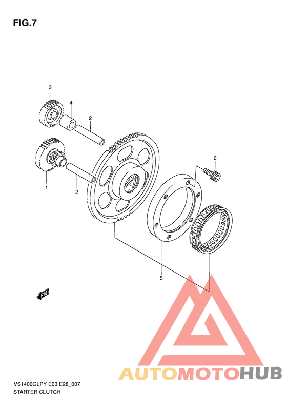 Муфта стартера