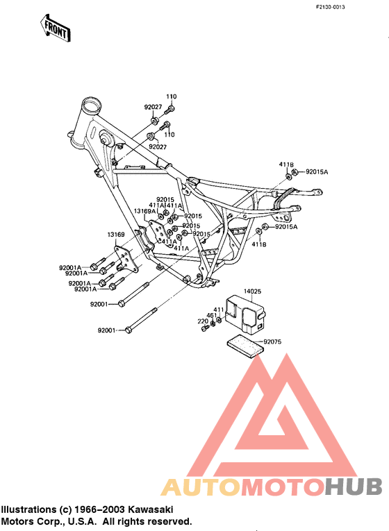 Frame fittings/battery case