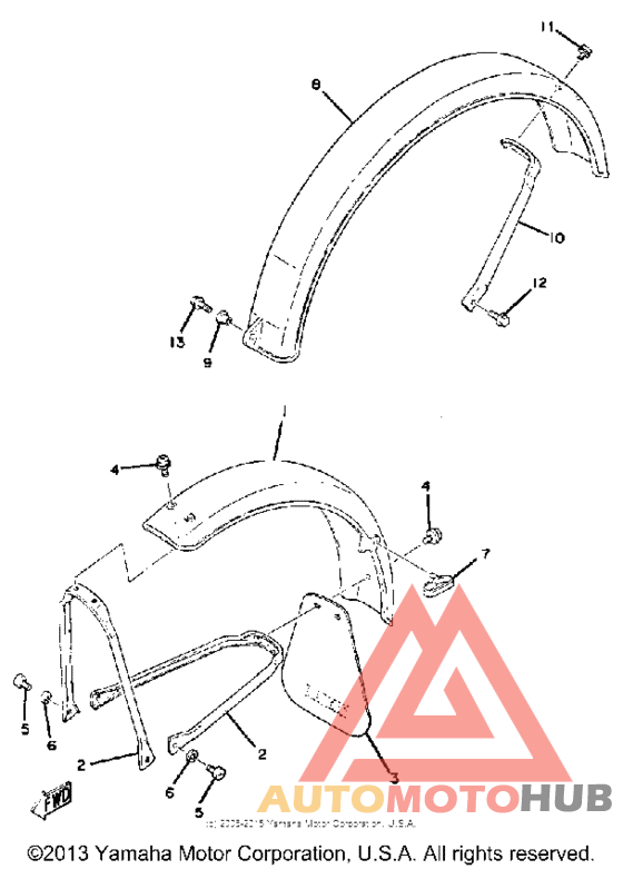 Front fender - rear fender