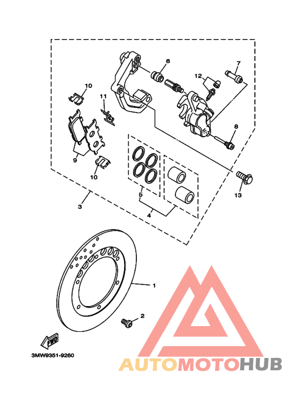 Передний суппорт