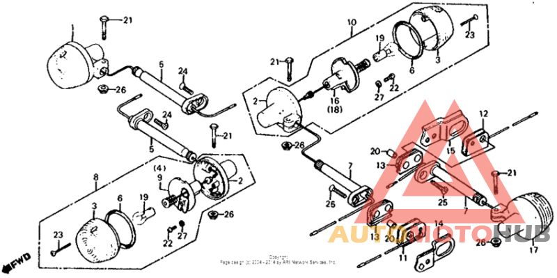 Turn signal 81-85