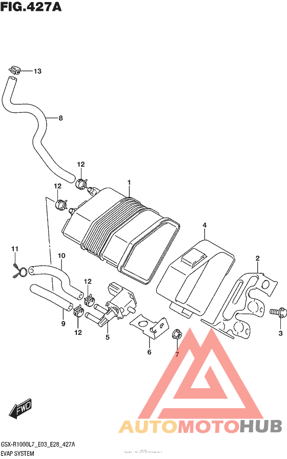Evap System (Gsx-R1000L7 E33)