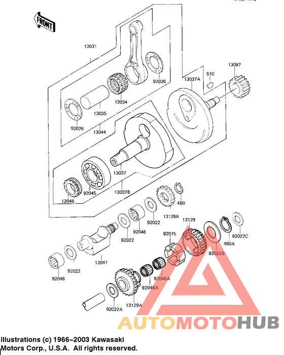 Crankshaft/balancer