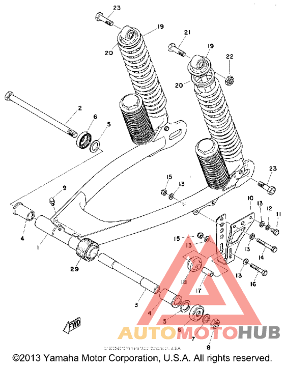 Rear arm - rear cushion