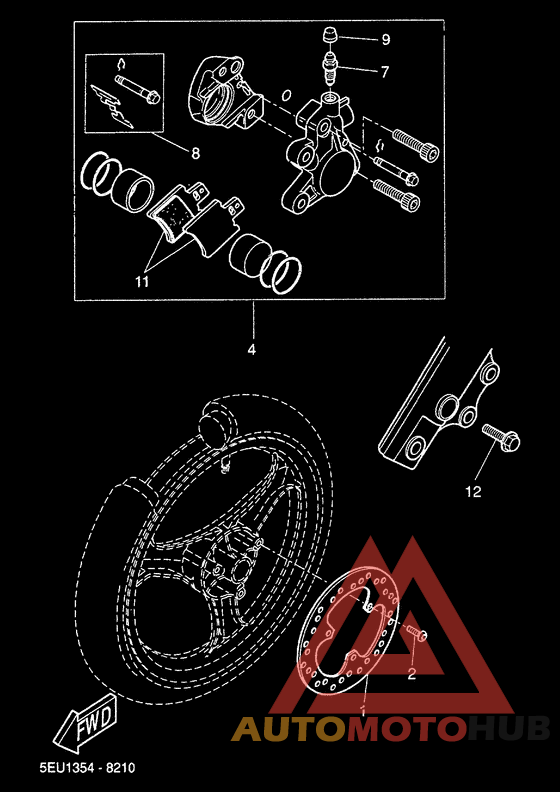 Передний суппорт