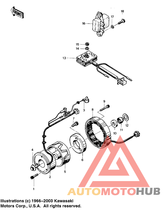 Generator/regulator/rectifier