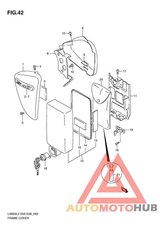 Обтекатель задний