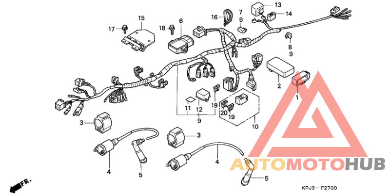 Wire harness/ ignition coil