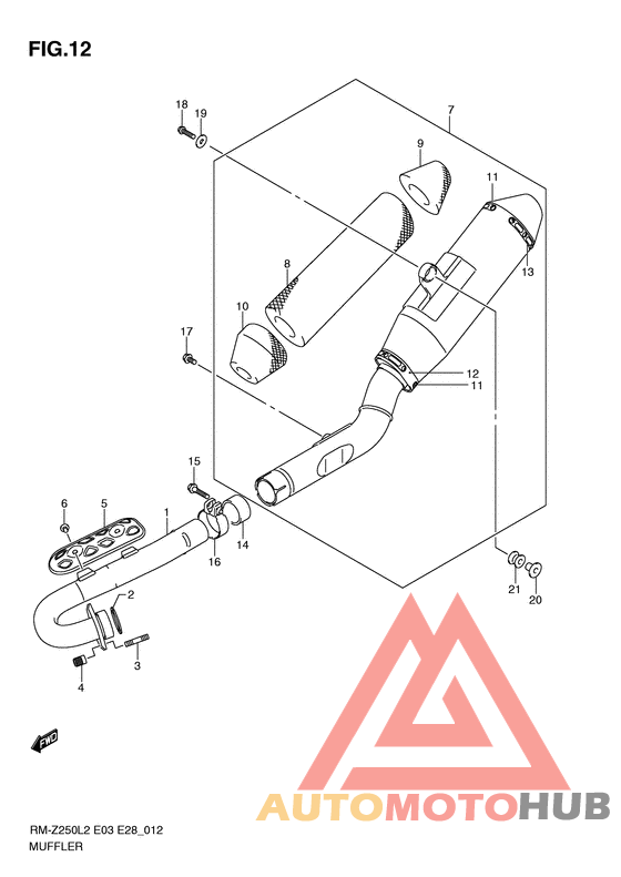 Muffler comp