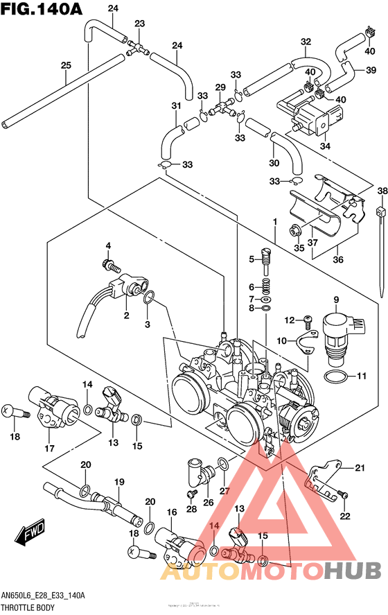 Throttle Body (An650L6 E33)