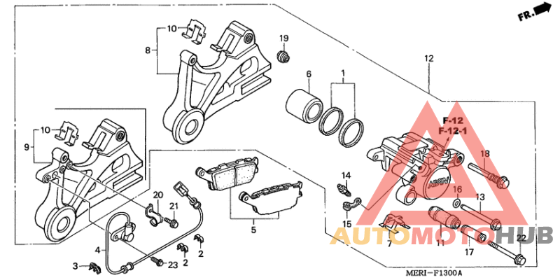 Задний суппорт