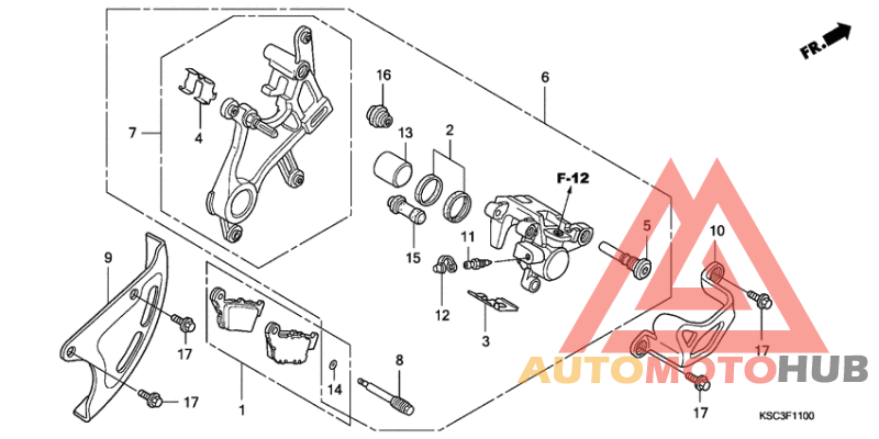 Задний суппорт