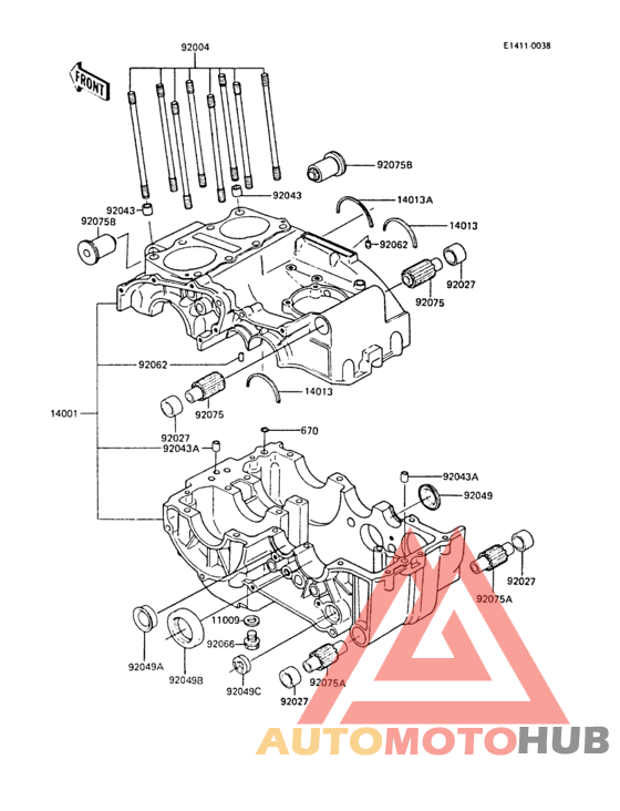Картер двигателя