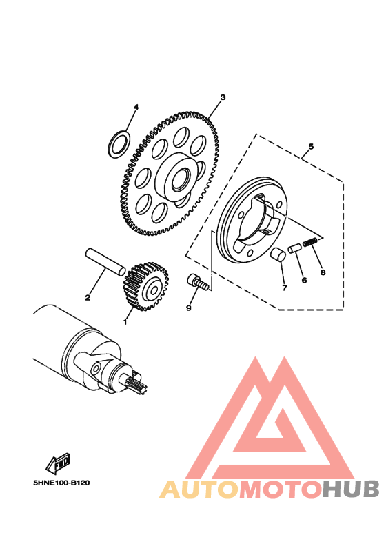 Муфта стартера