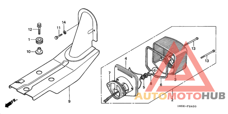 Taillight unit ass`y