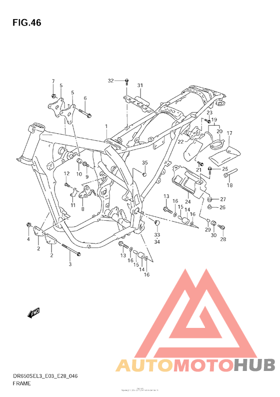 Frame (Dr650Sel3 E33)