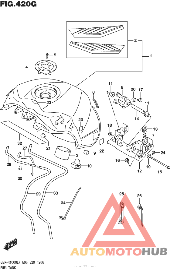 Fuel Tank (Gsx-R1000Al7 E03) (Ysf)