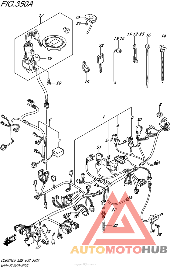 Wiring Harness (Dl650Al5 E28)