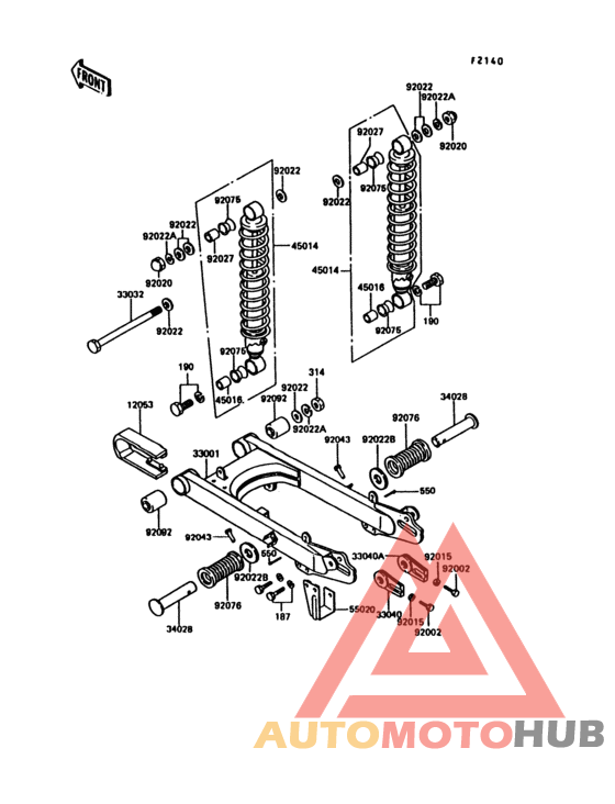 Swingarm/shock absorber