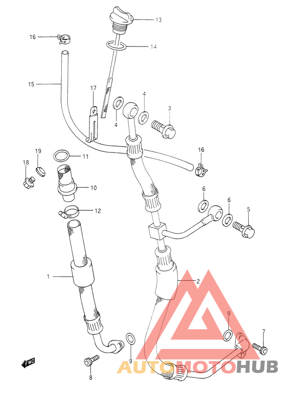 Шланг масляный